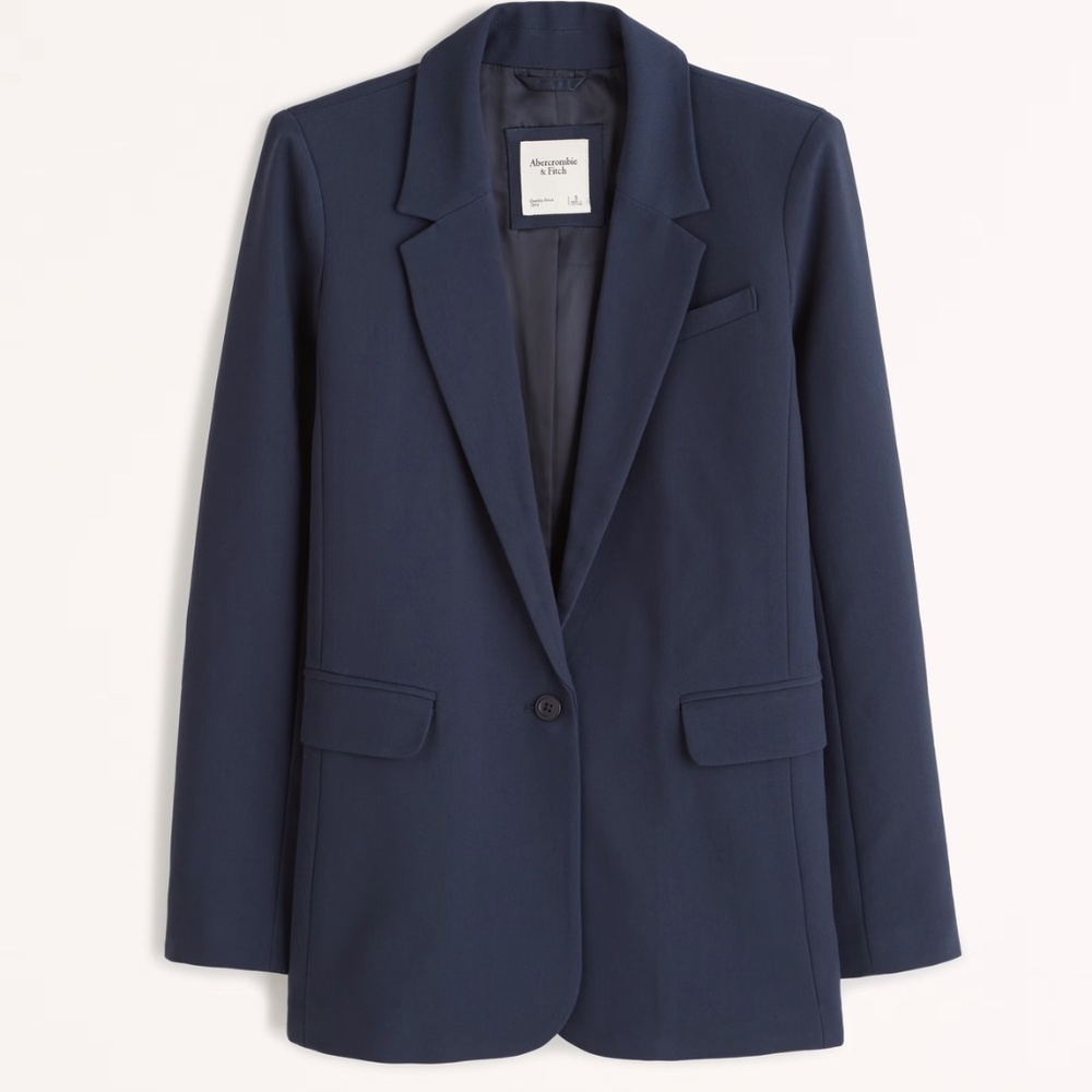 Abercrombie & Fitch Classic Navy Blazer, Size Small